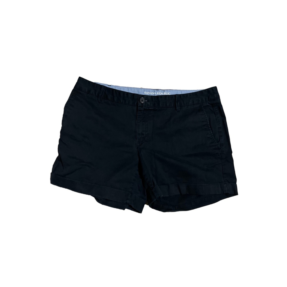 NWOT Women's Banana Republic Black Chino Shorts Size 10